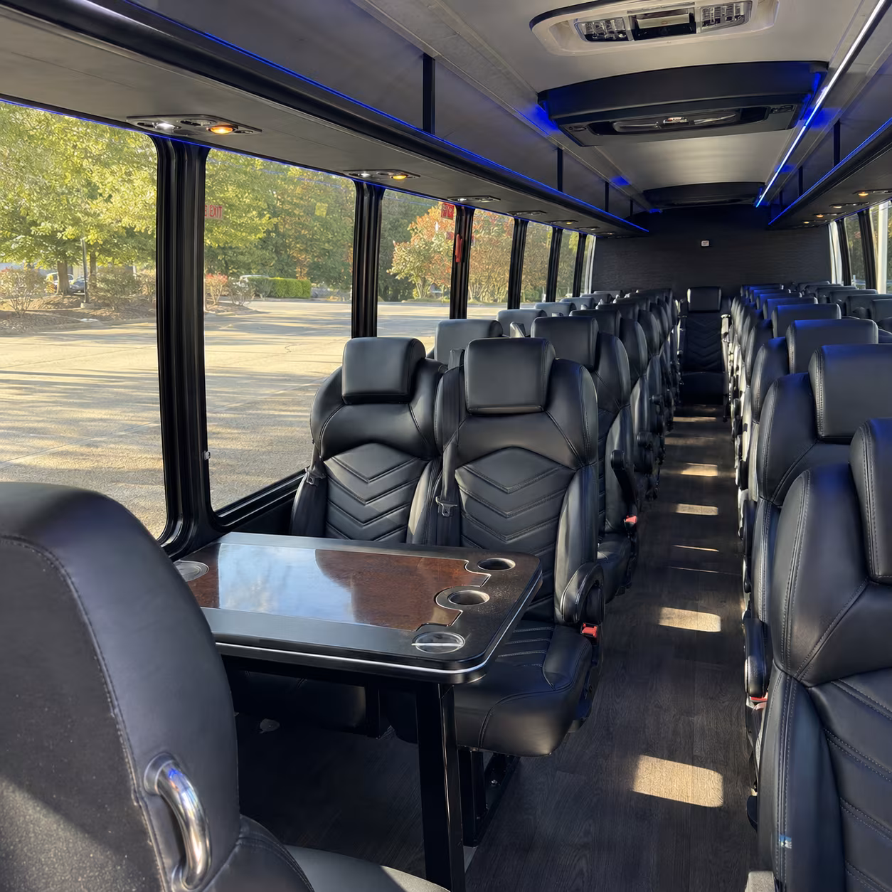 San Antonio Airport Shuttle & Transportation onboard seating