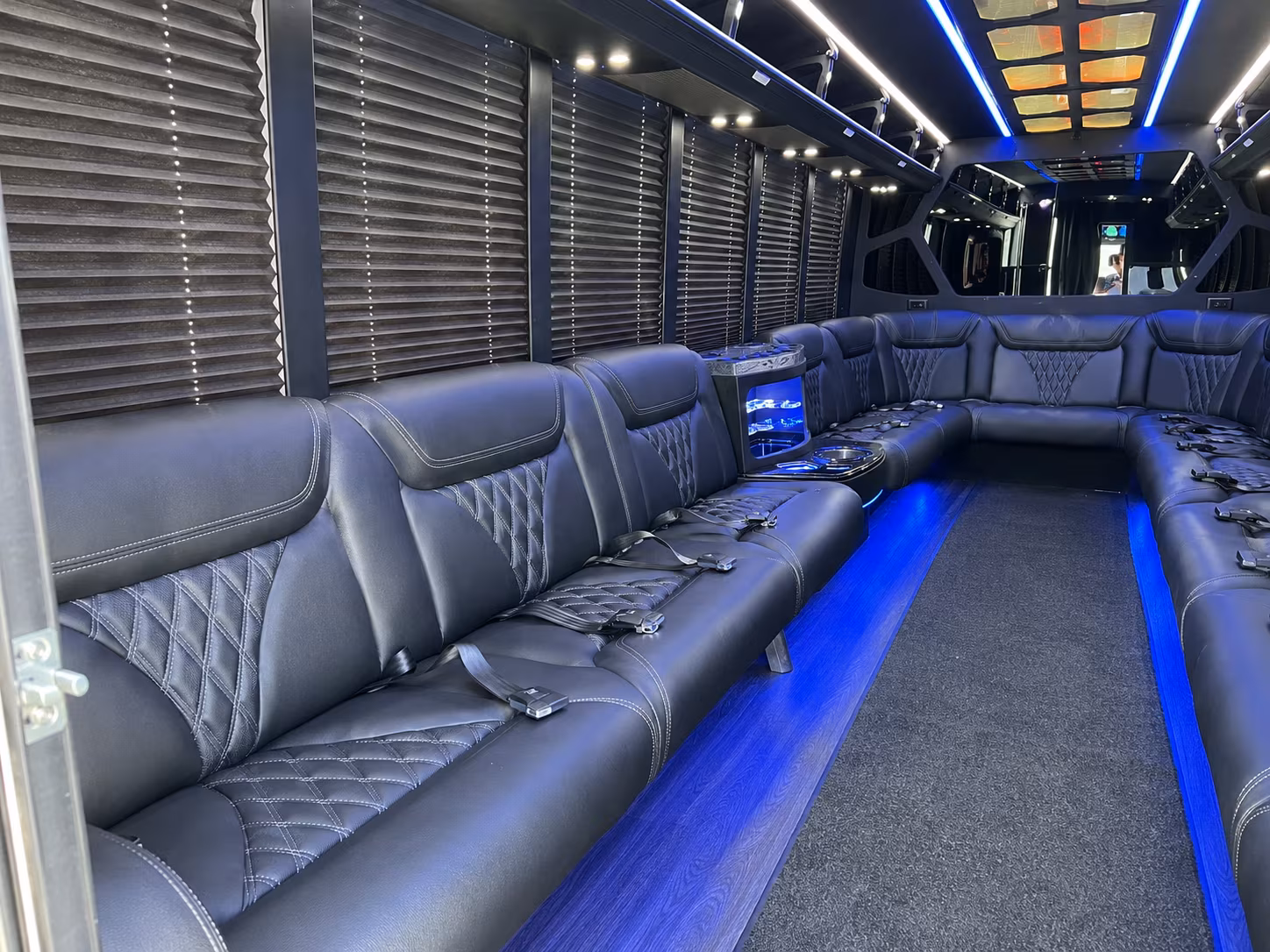 San Antonio Bachelor & Bachelorette Transportation party bus exterior