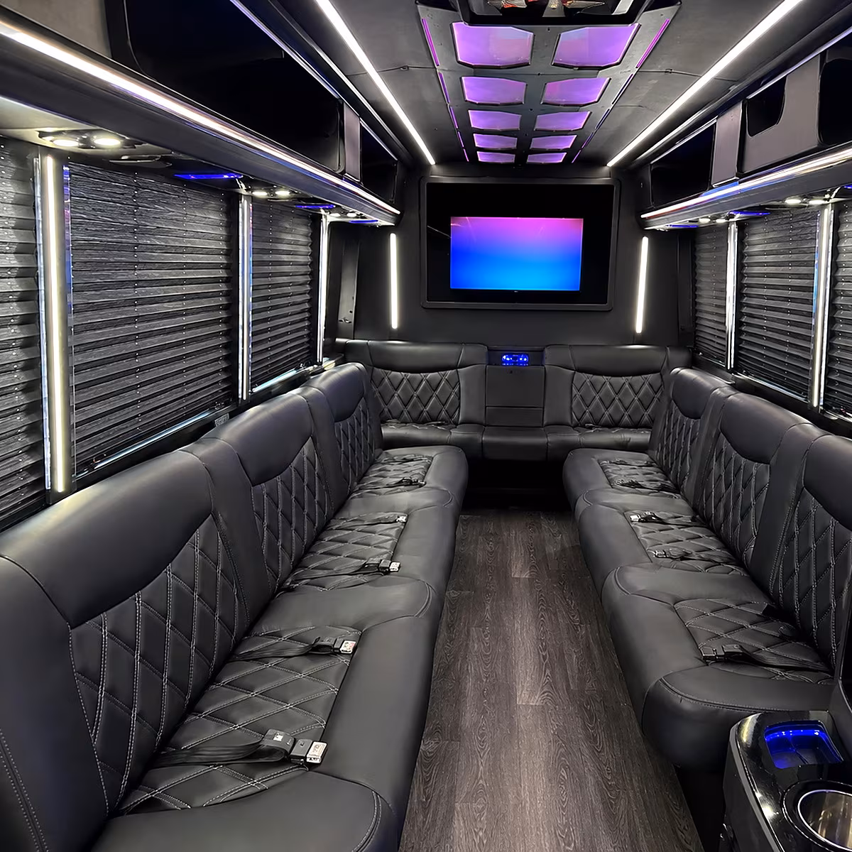 San Antonio Bachelor & Bachelorette Transportation onboard seating