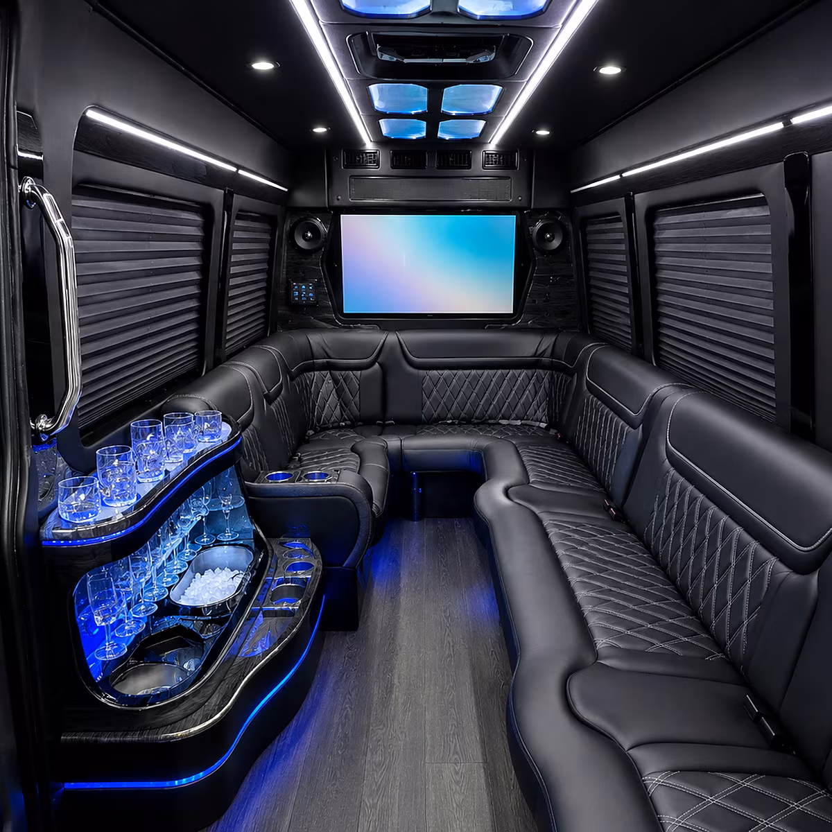 San Antonio Birthday, Sweet 16, & Quinceañera Transportation onboard seating