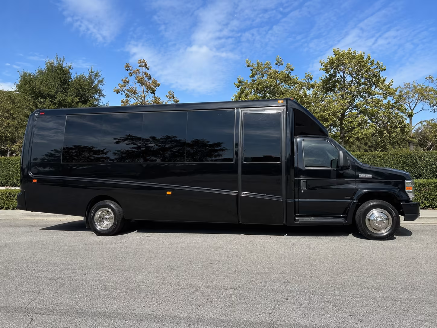 San Antonio Corporate Transportation party bus exterior