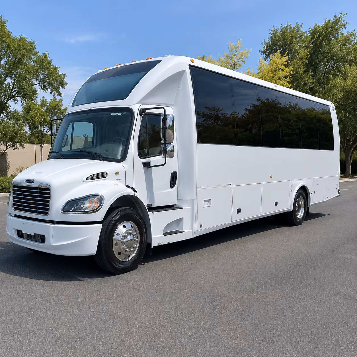 San Antonio Prom & Homecoming Transportation party bus exterior