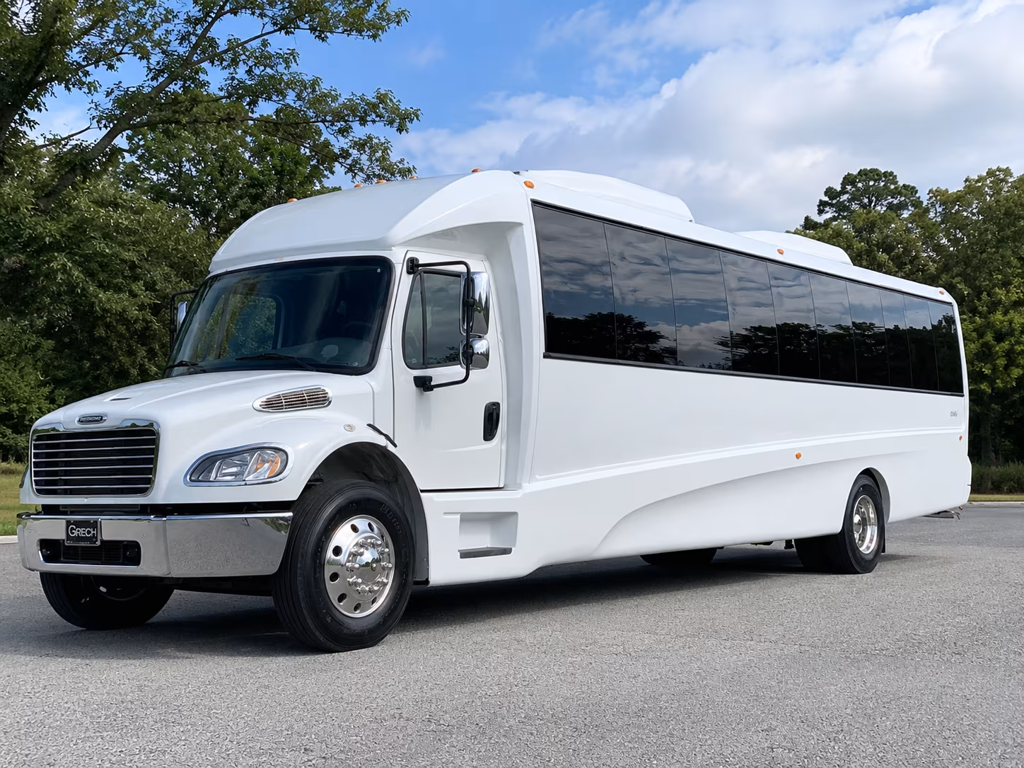 San Antonio Prom & Homecoming Transportation party bus exterior