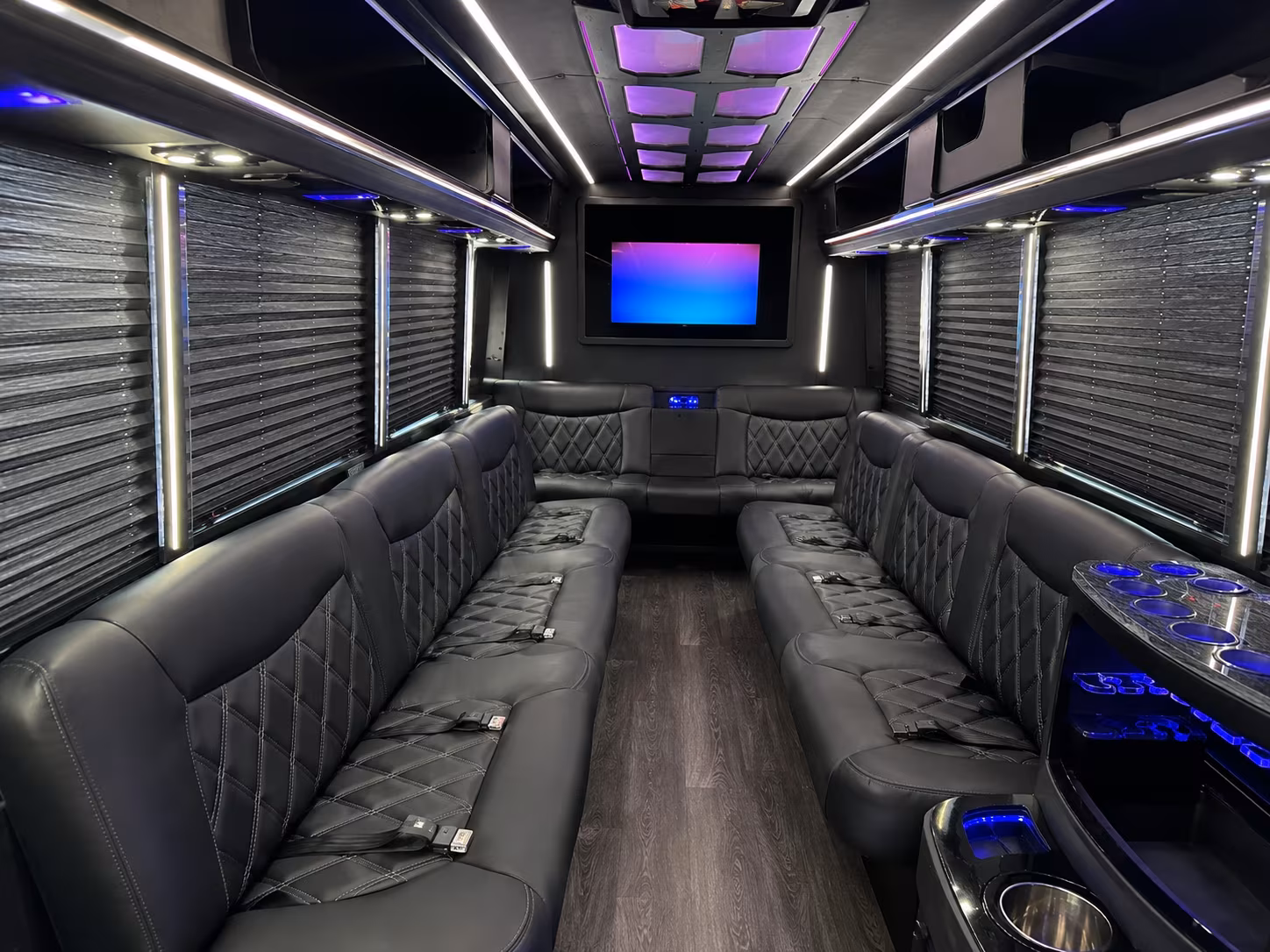 San Antonio Prom & Homecoming Transportation party bus exterior