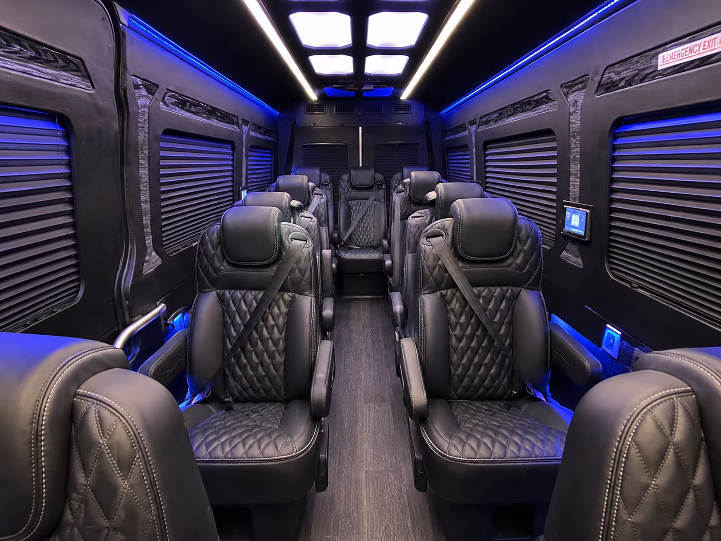San Antonio School Event Transportation party bus exterior