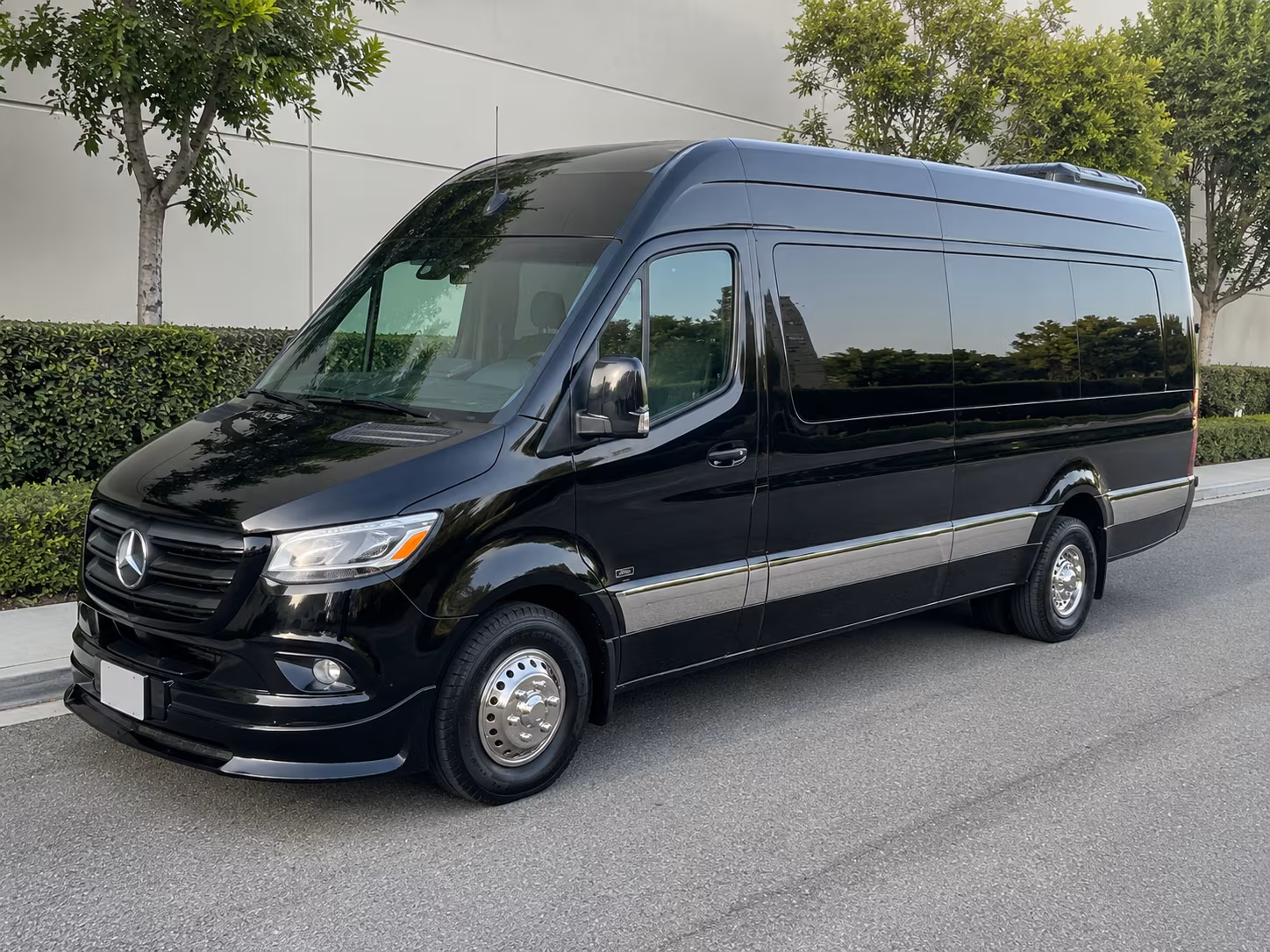 San Antonio School Event Transportation party bus exterior