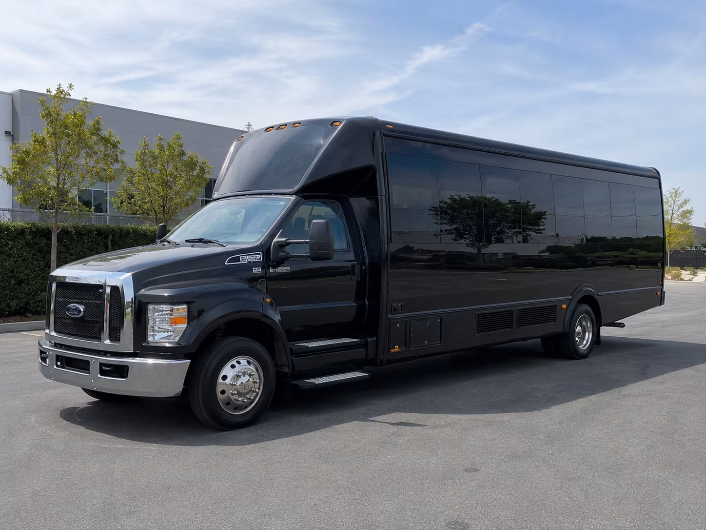 San Antonio Sporting Event Transportation party bus exterior