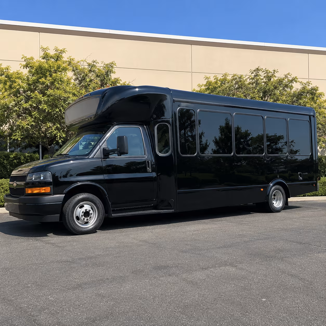 San Antonio Sporting Event Transportation party bus exterior
