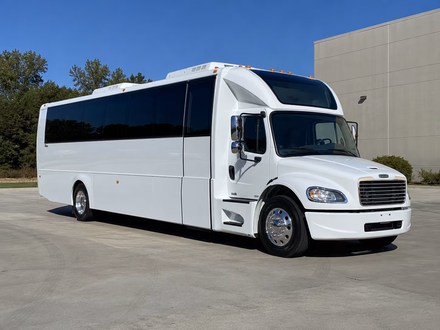 San Antonio Sporting Event Transportation party bus exterior
