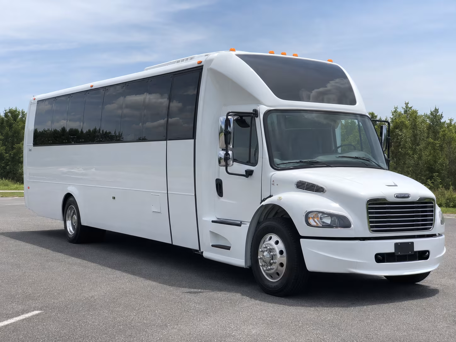 San Antonio Wedding Transportation party bus exterior